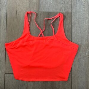 Gymshark Vibrant Coral Crop Tank